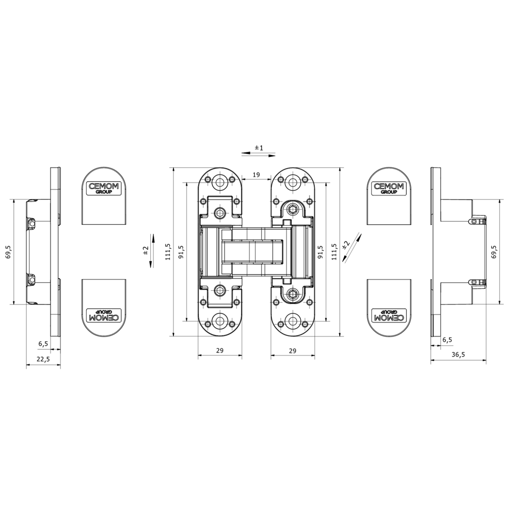 Cemom Estetic 80/A , Nikel Satine - Görsel 2