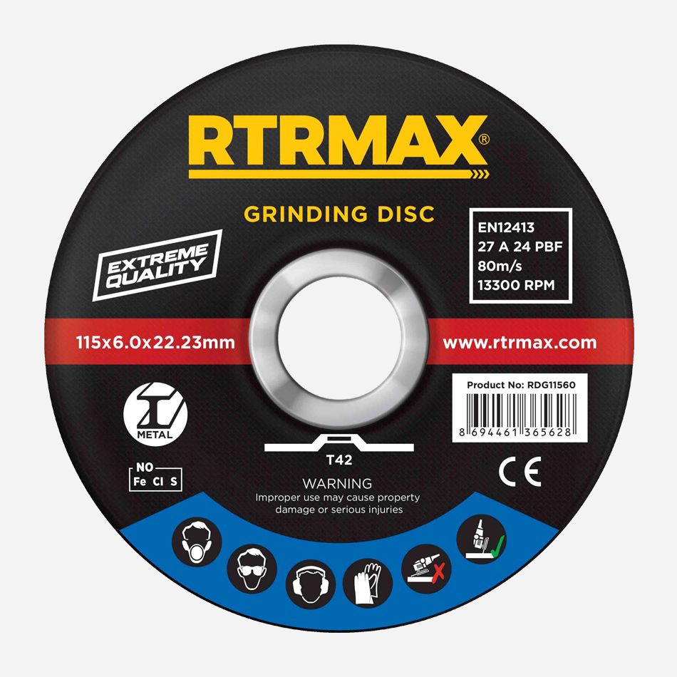 RTRMAX Metal Taşlama Diski