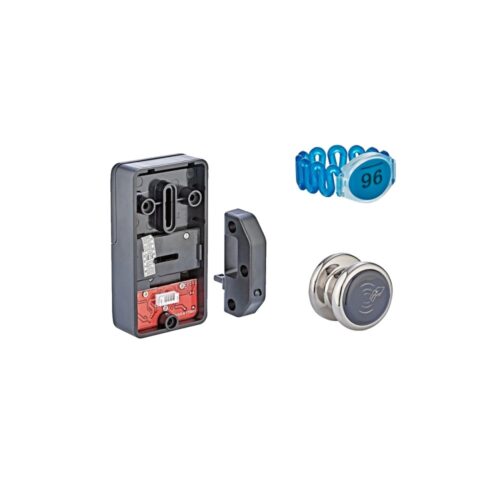 Digital Dolap Kilit, Bileklikli, Yuvarlak Kulp